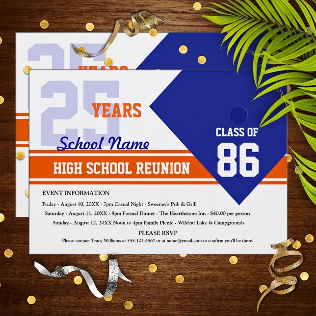 Customizable High School Class Reunion Invitation (Creator Uploaded)