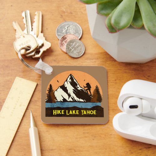 Customizable Hiking the Spectacular Wonders  Keychain