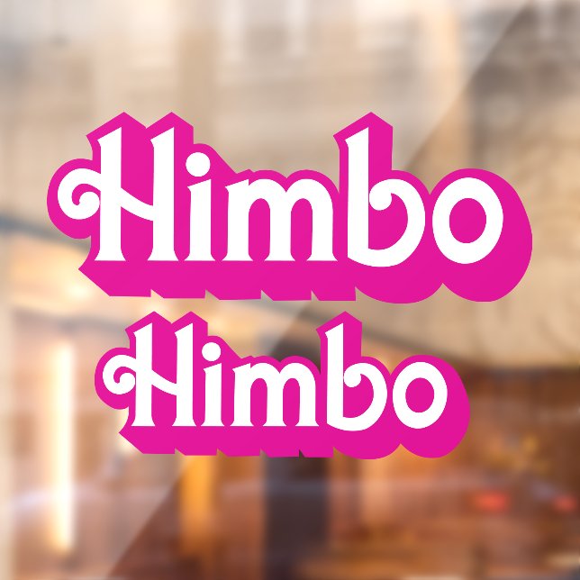 Customizable Himbo Window Cling (Sheet 2)