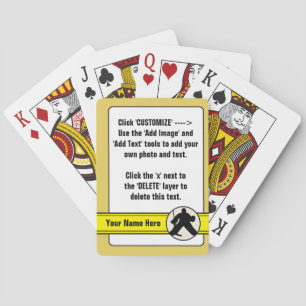Customizable Hockey Goalie Card Deck Template