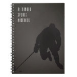 Customizable Hockey ı Notebook at Zazzle
