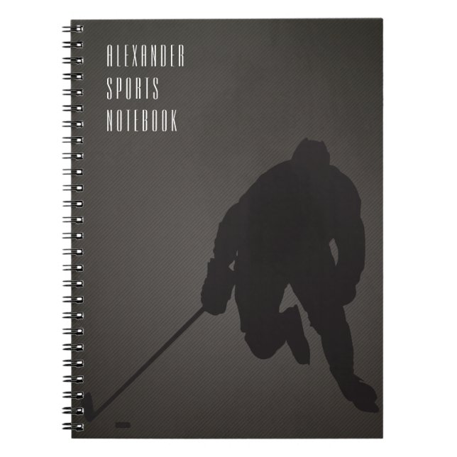Customizable hockey ı notebook (Front)