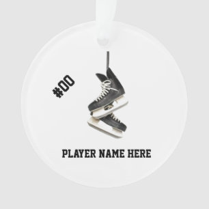 Customizable Hockey Skates Ornament