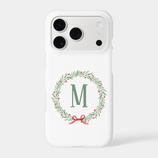 Customizable Holiday Initial iPhone 17 Pro Case
