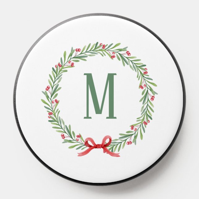 Customizable Holiday Initial  PopSocket (Popsocket)