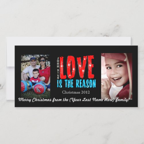 Customizable Holiday Photo Greeting Card