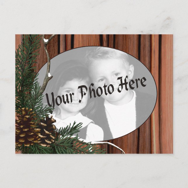 Customizable Holiday Photo Postcards (Front)