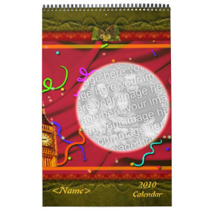 Customizable Holidays Photo Frames 2010 Calendar