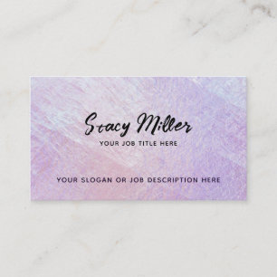 Customizable Holographic Business Cards