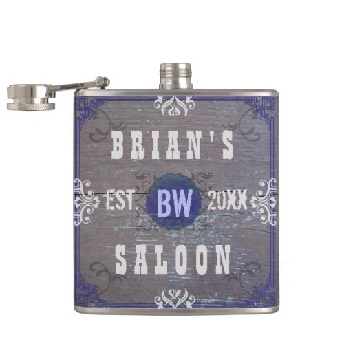 Customizable Home Bar Beer Saloon Hip Flask