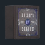 Customizable Home Bar Beer Saloon Tiny Gift Box<br><div class="desc">Create your own, country-western style (rustic American wild west) home bar tiny trinket box using this easy, DIY template. Made to look like old wood with plenty of vintage flourishes in shades of white, gray and blue, these small boxes can be personalized with your own name, initials / monogram and...</div>