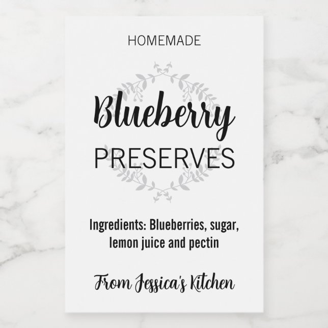 Customizable Homemade Label HM003_03sqv5 (Single Label)