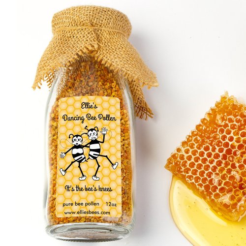 Customizable honey bottle or beeswax label