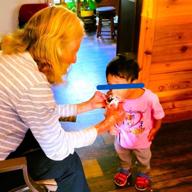 Customizable Hooked on Grandma / Grandpa Baby T-Shirt ("Showing my love for Grandma" ... (easily customize image and text for Grandpa or other loved ones))