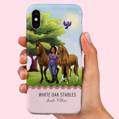 Customizable Horse and Rider Case_Mate iPhone 14 Plus Case
