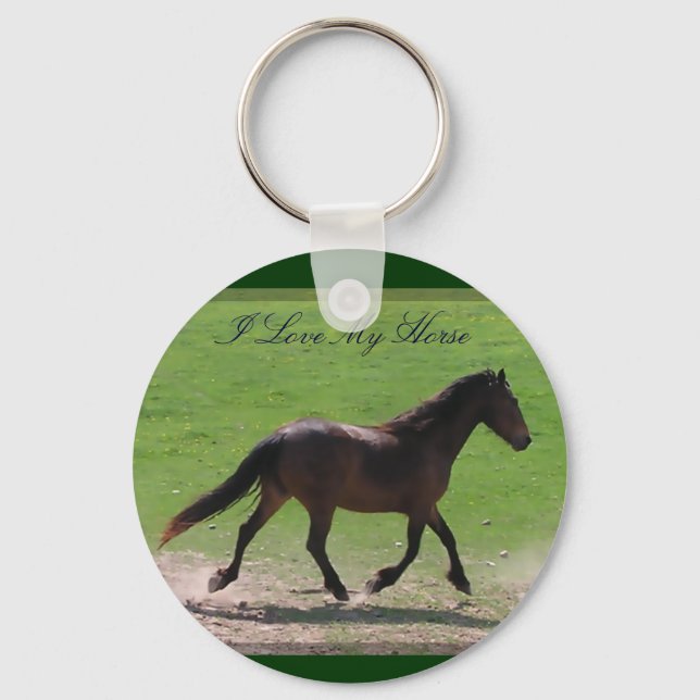 Customizable Horse Keychains #0 (Front)