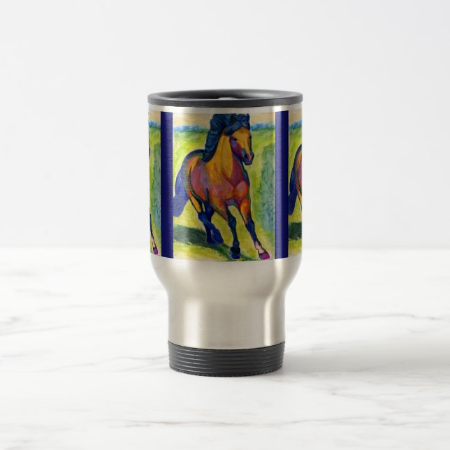 Customizable Horse Painting Mugs (Center)