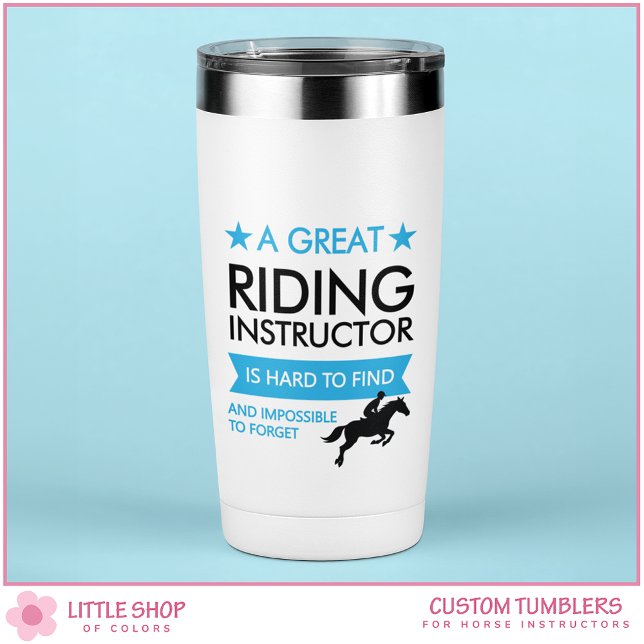 Customizable Horse Riding Instructor Insulated Tumbler (Creator Uploaded)