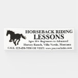 Customizable Horseback Riding Lessons Banner Sign at Zazzle