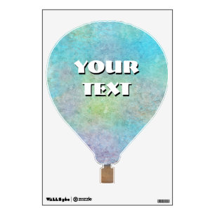 (Customizable) Hot Air Balloon Wall Sticker