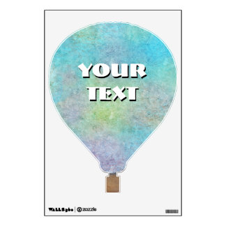 (Customizable) Hot Air Balloon Wall Sticker