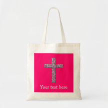 Customizable Hot Pink Cross