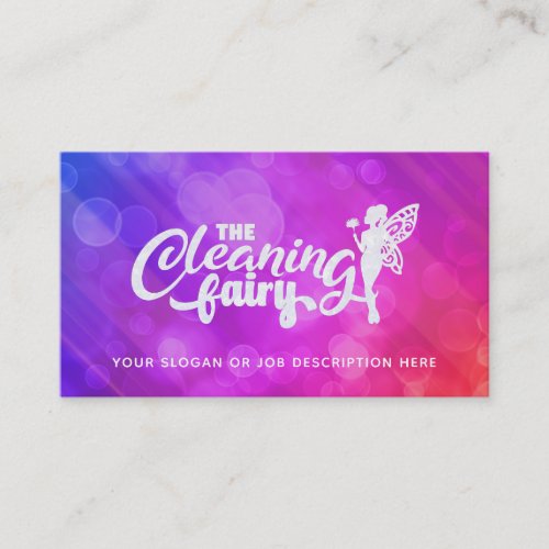 Customizable House Cleaning Business Cards logo