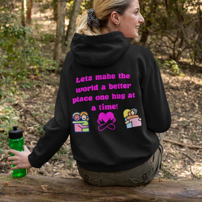Customizable Hug Promoting Hoodie (Creator Uploaded)