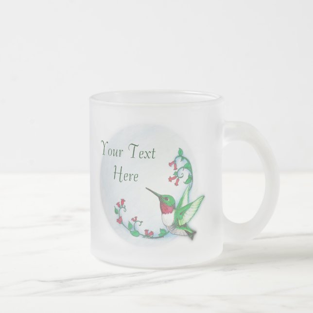 Customizable Hummingbird Mug (Right)
