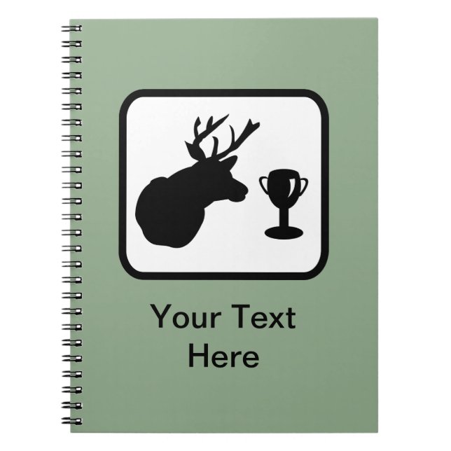 Customizable Hunter Logo Notebook (Front)