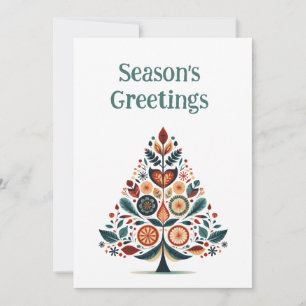 Customizable Hygge Scandinavian Minimalist Holiday Card