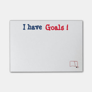 Customizable I have Goals Post It's Post-it Notes