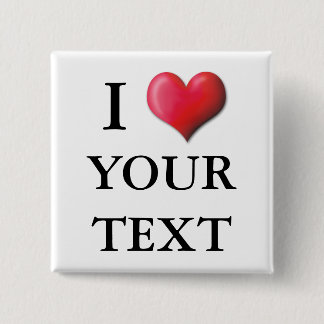 Customizable I Heart Button 0002