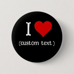 Customizable "I love" Button