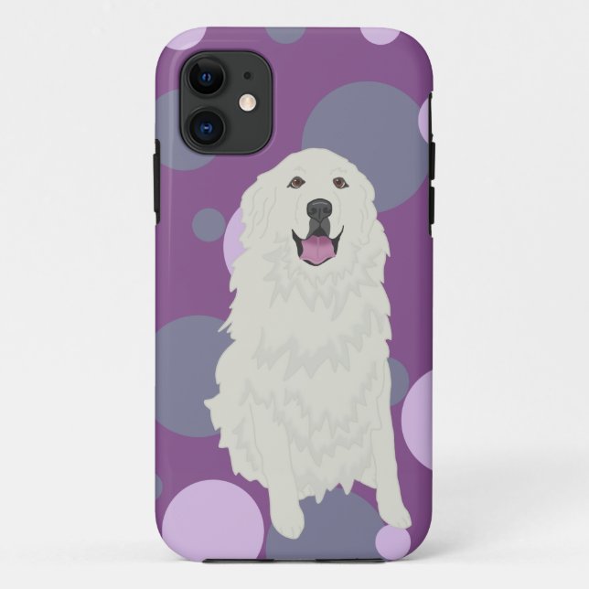 Customizable I love my Great Pyrenees  Case-Mate i iPhone Case (Back)