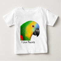 Customizable I Love Parrots Infant T-Shirt