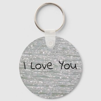 Customizable I Love You Key Chain by ops2014 at Zazzle