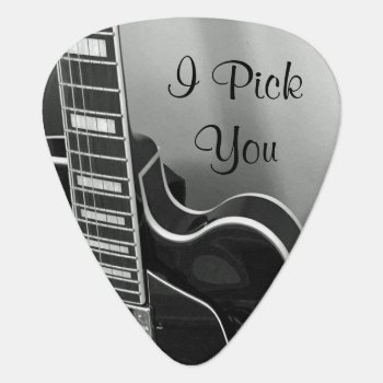 Customizable I Pick You Guitar Pick by ops2014 at Zazzle