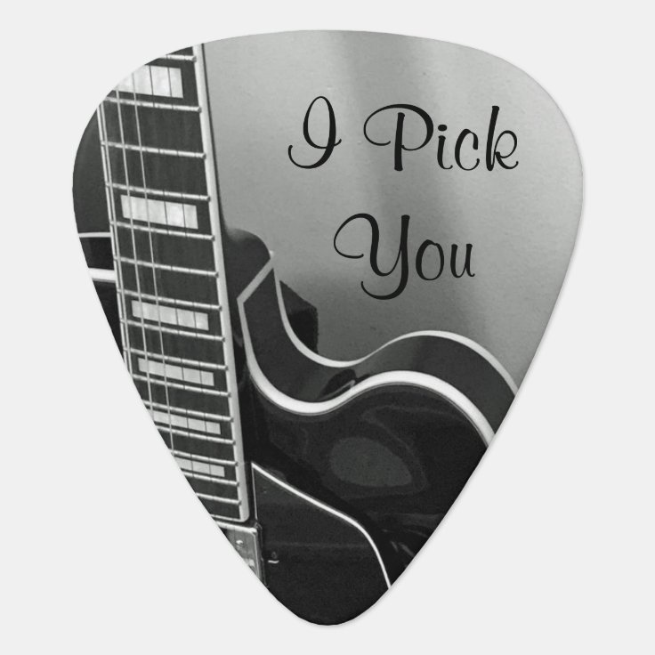 Customizable I Pick You Guitar Pick | Zazzle