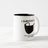 Customizable "I SURVIVED 2020!" mug (Front Right)