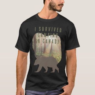 Customizable I survived camping in Canada T-Shirt