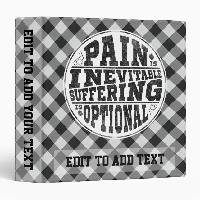 Customizable Ice Hockey Binder (Front/Spine)