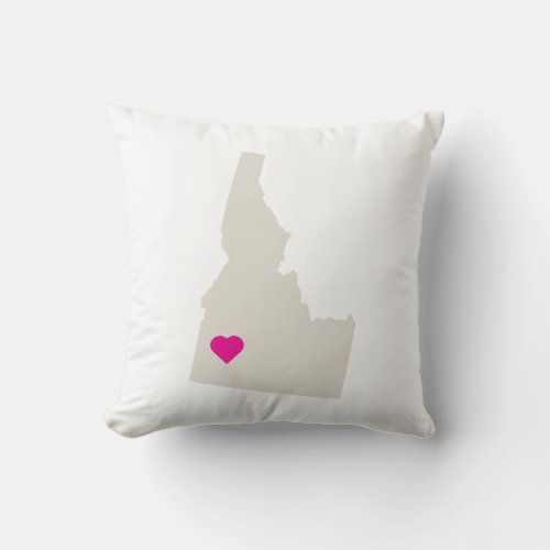Customizable Idaho State Love Reversible Pillow