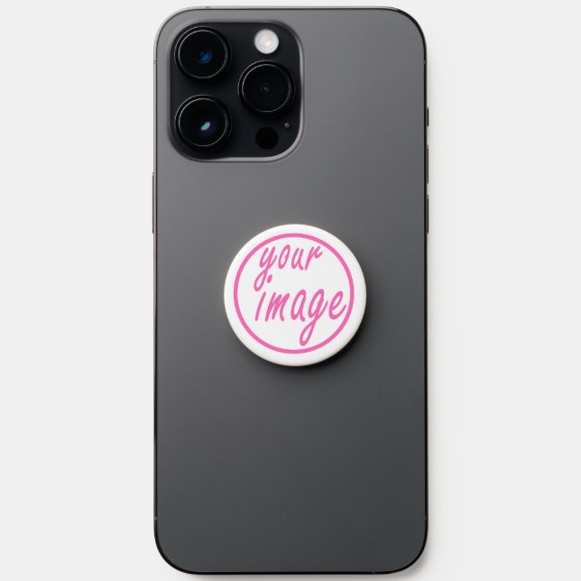 Customizable Image Photo Template PopSocket (Front)