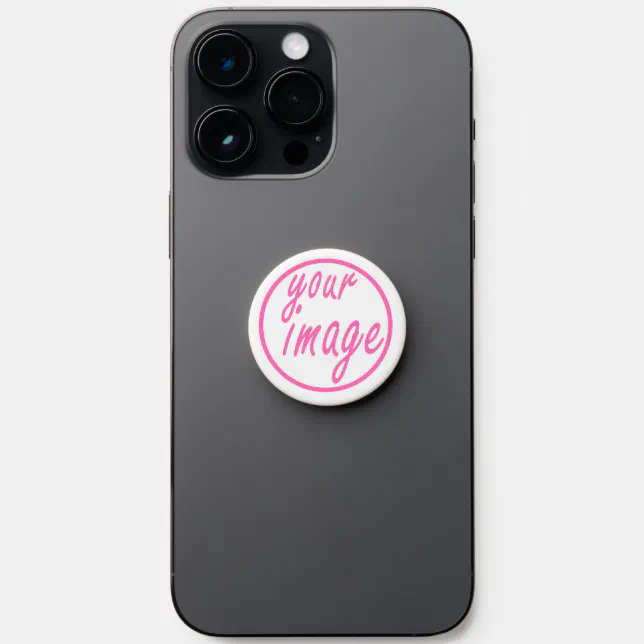 Popsocket Shadow Customizable Image Photo Template PopSocket | Zazzle