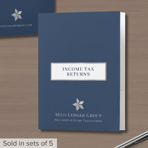 Customizable Income Tax Return Folders