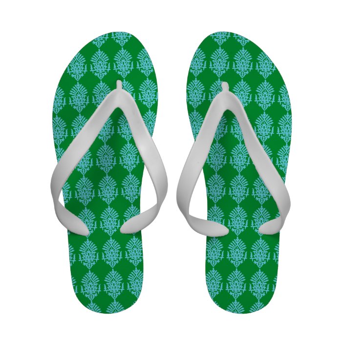 Customizable India Block Print Flip Flops