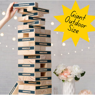 Customizable Indoor Outdoor Topple Tower Game