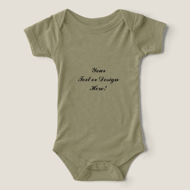Customizable Infant T-shirt - Add Your Design (Design Front)