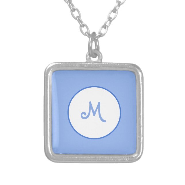 Customizable Initial Necklace  (Front)